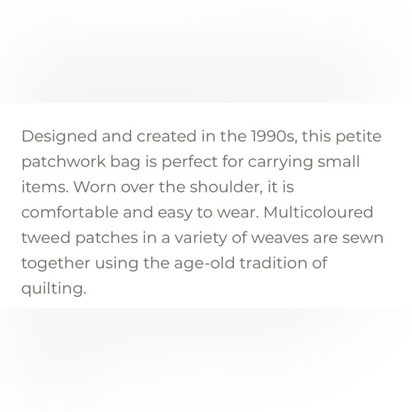 HANNA HATS➕Donegal Tweed Patchwork Bag - Picture 6 of 8